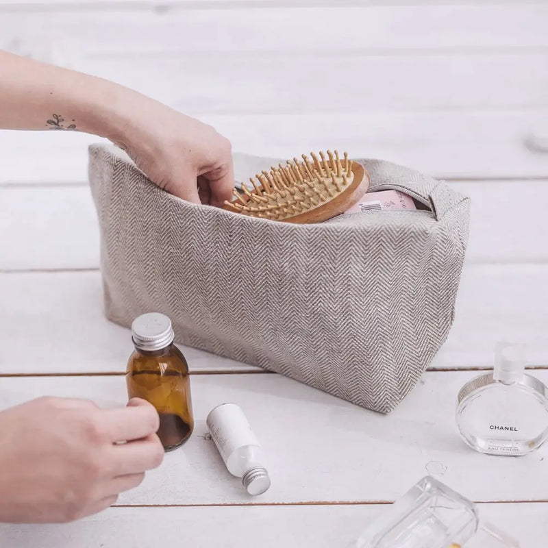 Trousse de toilette en Tissu
