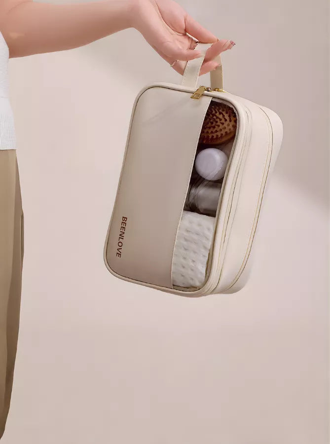 Bannière mobile trousse de toilette