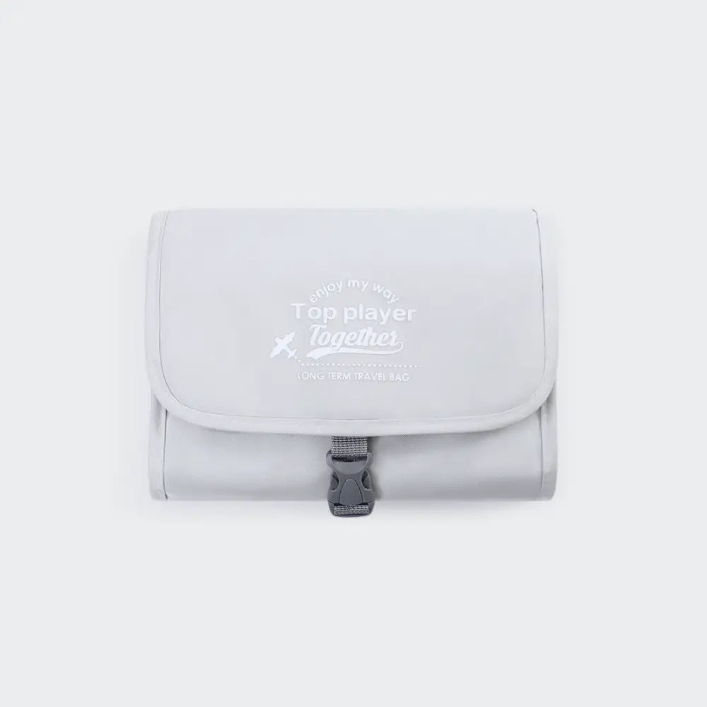 trousse de toilette a suspendre blanc