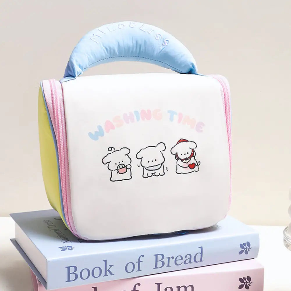 trousse de toilette enfant bleu