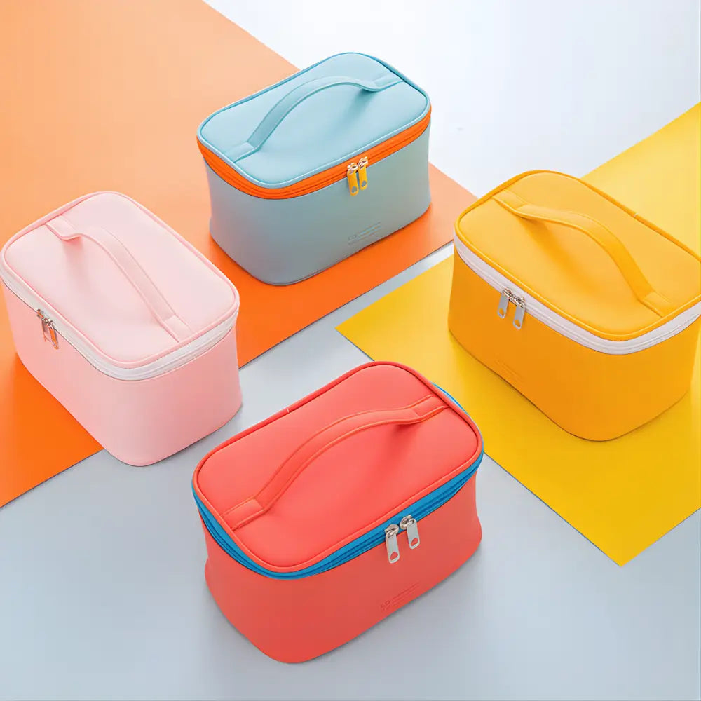 trousse de toilette femme grand format plusieurs couleurs