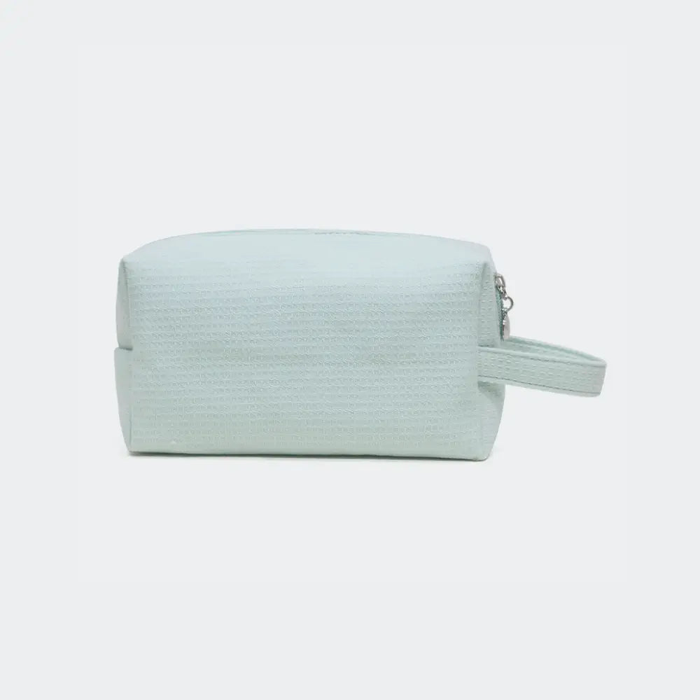 trousse de toilette gaze de coton femme vert
