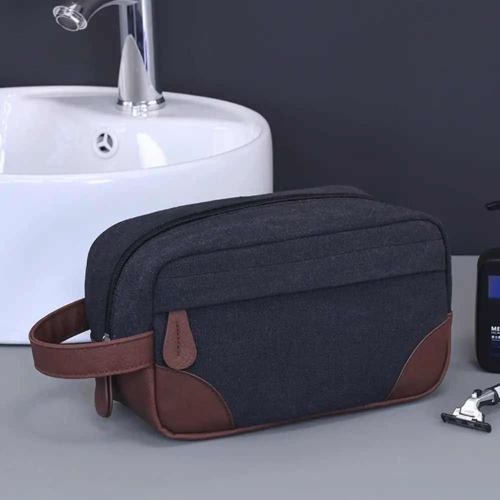 trousse de toilette homme voyage noir