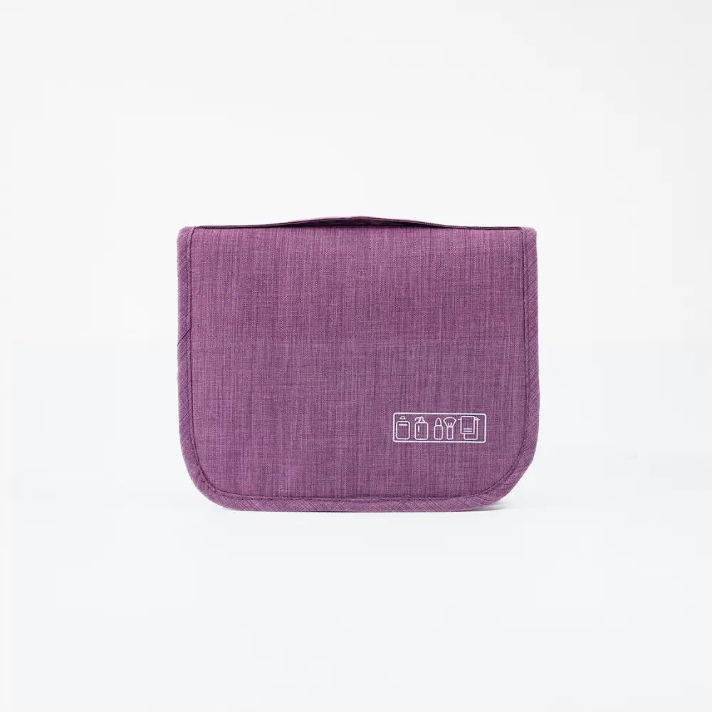 trousse de toilette suspendre violet