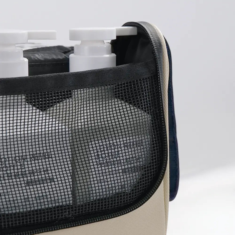 trousse de toilette suspendue compartiment