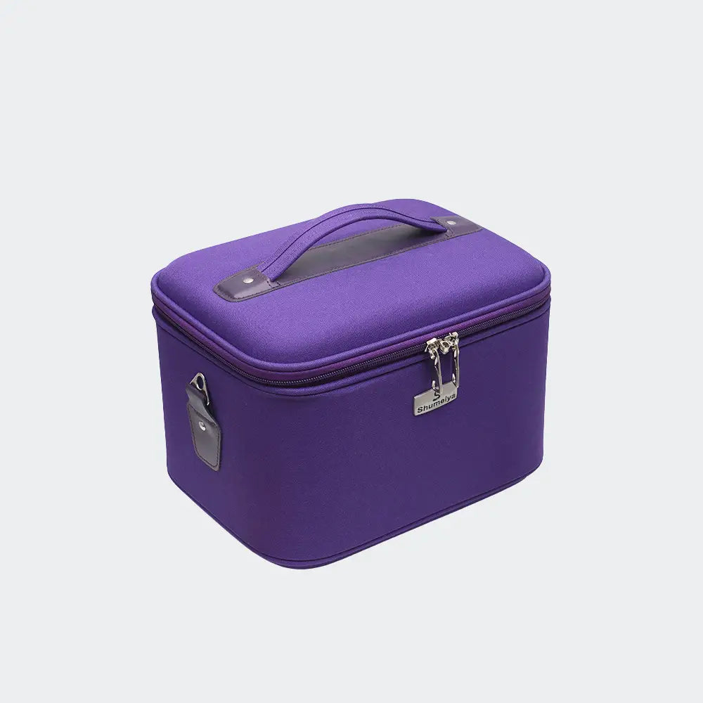 trousse de toilette vanity femme violet